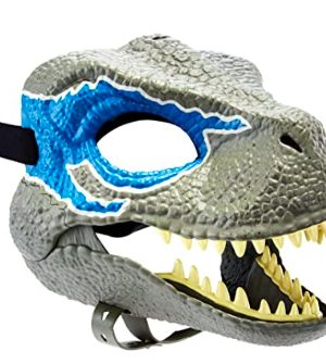 Máscara Jurassic Park O Mundo dos Dinossauros TRex Infantil Velociraptor 2 Máscara Jurassic Park O Mundo dos Dinossauros TRex Infantil Velociraptor 2