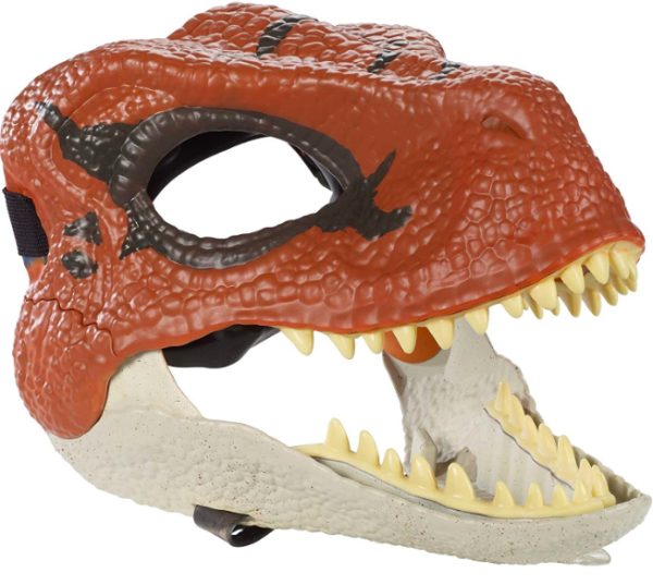 Máscara Jurassic Park O Mundo dos Dinossauros TRex Infantil Velociraptor Máscara Jurassic Park O Mundo dos Dinossauros TRex Infantil Velociraptor