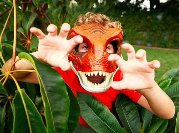 Máscara Jurassic Park O Mundo dos Dinossauros TRex Infantil Velociraptor Máscara Jurassic Park O Mundo dos Dinossauros TRex Infantil Velociraptor