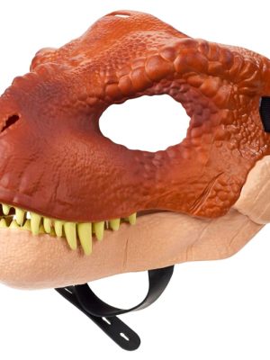 Máscara Jurassic Park Mundo dos Dinossauros TRex Infantil Velociraptor Máscara Jurassic Park Mundo dos Dinossauros TRex Infantil Velociraptor