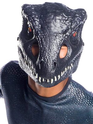 Máscara Mundo Jurássico Reino Caído Velociraptor Infantil Máscara Mundo Jurássico Reino Caído Velociraptor Infantil