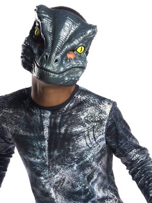 Máscara Mundo Jurássico Reino Caído Velociraptor Infantil Clássica Máscara Mundo Jurássico Reino Caído Velociraptor Infantil Clássica