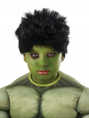 Peruca Hulk Os Vingadores 2 Era de Ultron Músculos Infantil