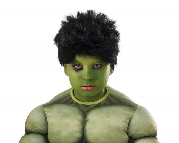 Peruca Hulk Os Vingadores 2 Era de Ultron Músculos Infantil Peruca Hulk Os Vingadores 2 Era de Ultron Músculos Infantil