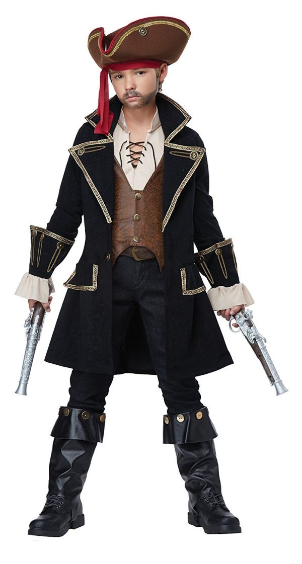 Pirata Capitão Luxo Infantil