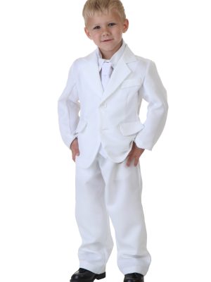 Terno Smoking Branco Infantil Luxo Terno Smoking Branco Infantil Luxo