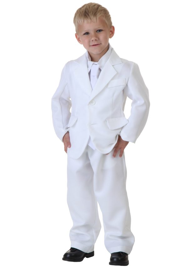 Terno Smoking Branco Infantil Luxo
