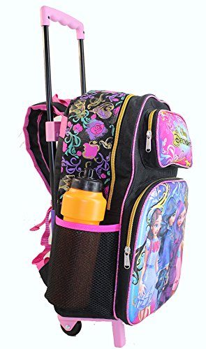Mochila com Rodinhas Disney Descendentes com Bolsa Mochila com Rodinhas Disney Descendentes com Bolsa