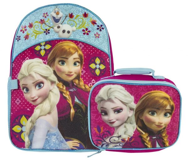 Mochila Lancheira Frozen Disney Azul Mochila Lancheira Frozen Disney Azul