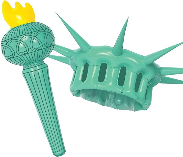 Kit Conjunto Estátua da Liberdade Inflável Kit Conjunto Estátua da Liberdade Inflável
