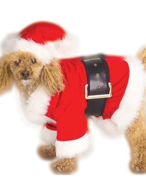 Fantasia para Cachorro Papai Noel Natal