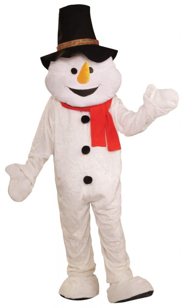 Mascote Boneco de Neve Snow Man Natal Adulto