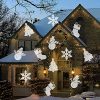 Projetor de Luz Laser Led Festas com 10 Motivos Branco