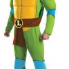 Fantasia Tartarugas Ninja Adulto Luxo Leonardo com Músculos