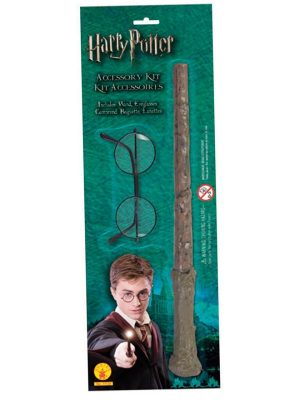 Harry Potter Kit Óculos e Varinha Harry Potter Kit Óculos e Varinha
