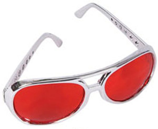 Óculos Elvis Presley Adulto Vermelho Óculos Elvis Presley Adulto Vermelho
