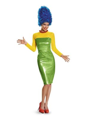 Fantasia Adulto Os Simpsons Marge Luxo Fantasia Adulto Os Simpsons Marge Luxo