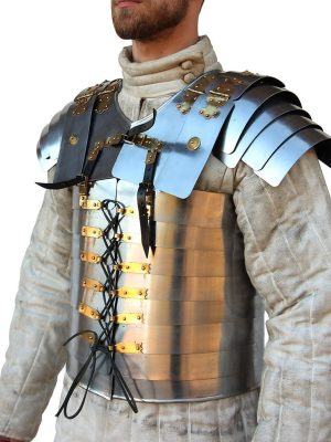 Armadura Medieval Grego Romano Metal Colecionador