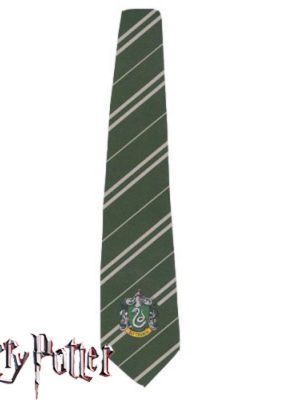 Gravata Casa Sonserina Luxo Harry Potter