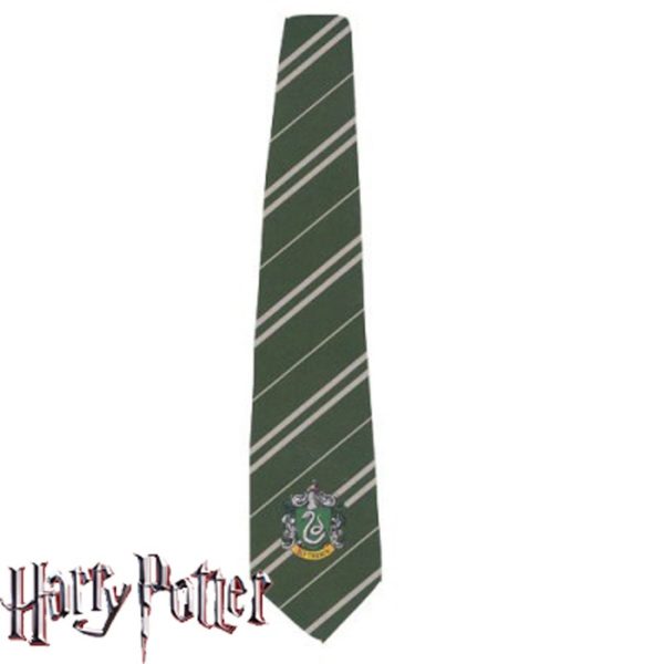 Gravata Casa Sonserina Luxo Harry Potter Gravata Casa Sonserina Luxo Harry Potter