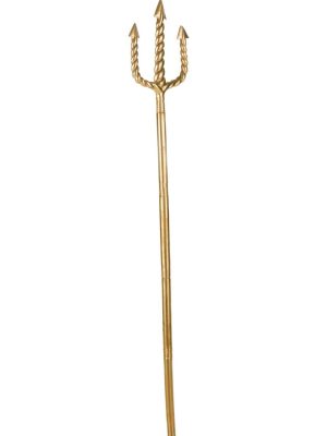 Tridente Dourado Aquaman Adulto Luxo