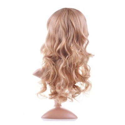 Peruca Adulto Loira com Franja Sexy Ondulada Fibra Sintética Natural Peruca Adulto Loira com Franja Sexy Ondulada Fibra Sintética Natural