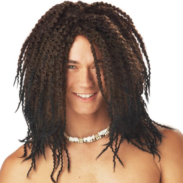 Peruca Adulto Masculina Rastafari California Castanho Peruca Adulto Masculina Rastafari California Castanho