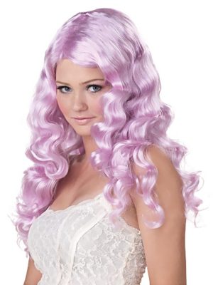 Peruca Adulto Sexy Cacheada Longa e Lilás Peruca Adulto Sexy Cacheada Longa e Lilás