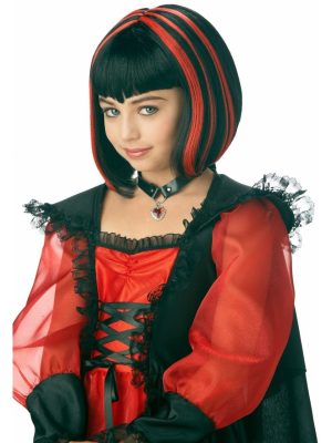 Peruca de Vampira Infantil