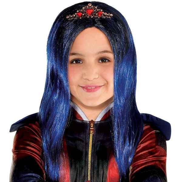 Peruca Descendentes 3 Disney Evie Infantil Luxo
