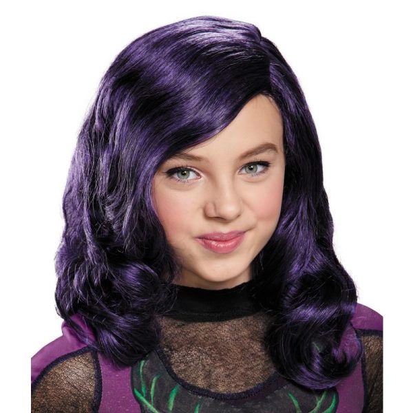 Peruca Descendentes Disney Mal Infantil Luxo Peruca Descendentes Disney Mal Infantil Luxo