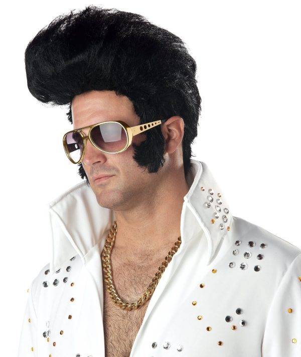 Peruca do Elvis Presley Adulto Peruca do Elvis Presley Adulto