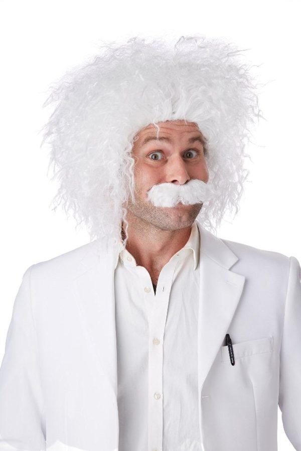 Peruca e Bigode Einstein Cientista Gênio. Peruca e Bigode Einstein Cientista Gênio.