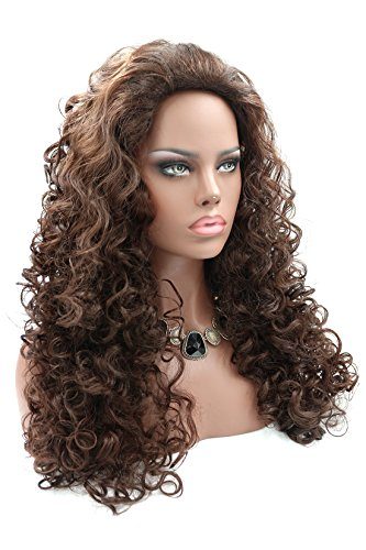 Peruca Encaracolado Cabelo Kanekalon