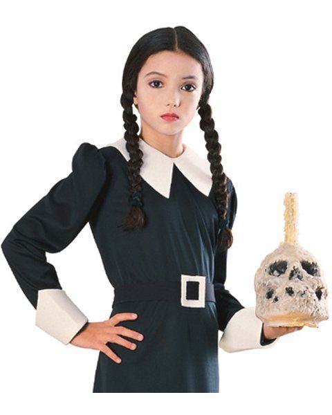 Peruca Infantil Família Addams Peruca Infantil Família Addams
