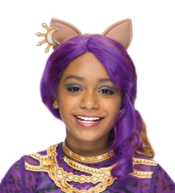 Peruca Infantil Monster High Clawdeen Wolf Elegante Peruca Infantil Monster High Clawdeen Wolf Elegante