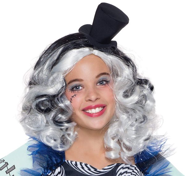 Peruca Infantil Monster High Frankie Stein Chic Peruca Infantil Monster High Frankie Stein Chic