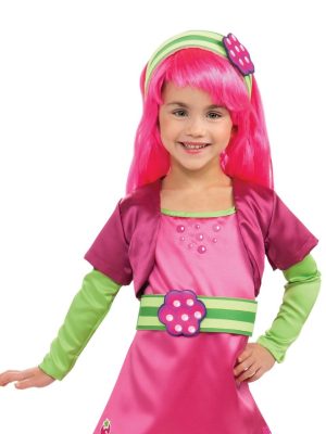 Peruca Infantil Moranguinho Framboesa Luxo