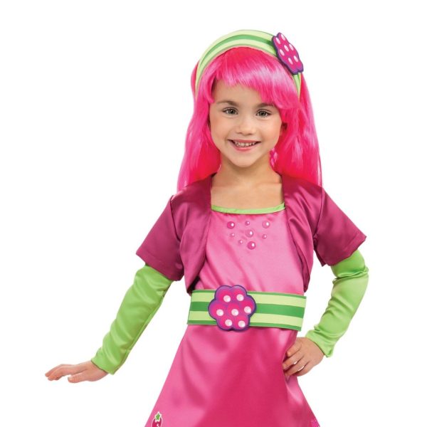 Peruca Infantil Moranguinho Framboesa Luxo Peruca Infantil Moranguinho Framboesa Luxo