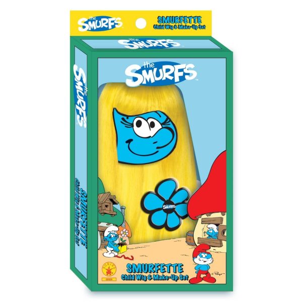 Peruca Infantil Smurfete Amarela do Smurfs Luxo Peruca Infantil Smurfete Amarela do Smurfs Luxo
