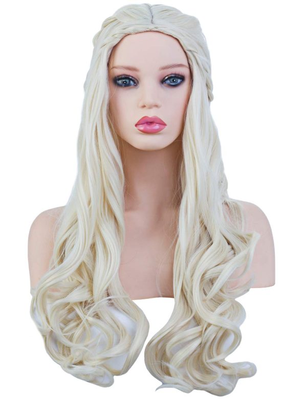 Peruca loira Deusa Mística Luxo Daenerys Targaryen