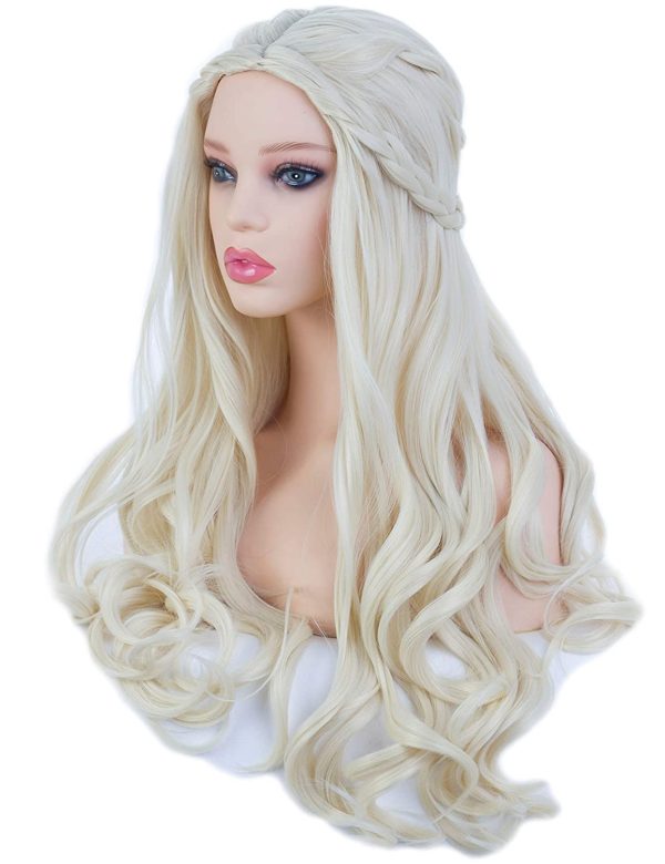 Peruca loira Deusa Mística Luxo Daenerys Targaryen