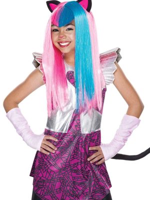 Peruca Monster High Catty Noir Boo York Infantil Luxo Peruca Monster High Catty Noir Boo York Infantil Luxo