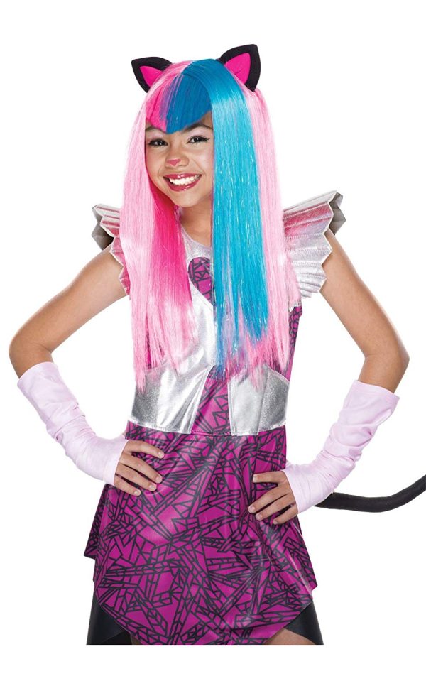 Peruca Monster High Catty Noir Boo York Infantil Luxo Peruca Monster High Catty Noir Boo York Infantil Luxo