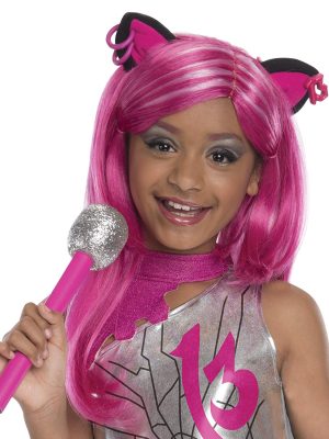 Peruca Monster High Catty Noir Luxo Peruca Monster High Catty Noir Luxo