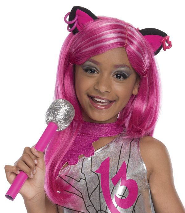 Peruca Monster High Catty Noir Luxo Peruca Monster High Catty Noir Luxo