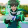 Peruca Naruto Luxo Cosplay Izuku