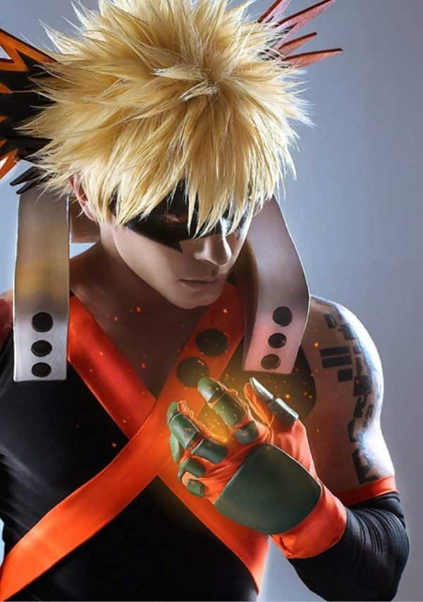 Peruca Naruto Luxo Cosplay Katsuki Peruca Naruto Luxo Cosplay Katsuki