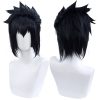 Peruca Naruto Luxo Cosplay Sasuke Uchiha
