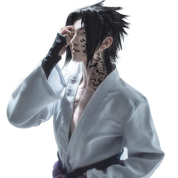 Peruca Naruto Luxo Cosplay Sasuke Uchiha